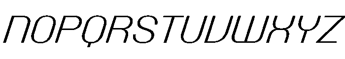 Talisman Italic 13 Font UPPERCASE