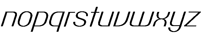 Talisman Italic 13 Font LOWERCASE