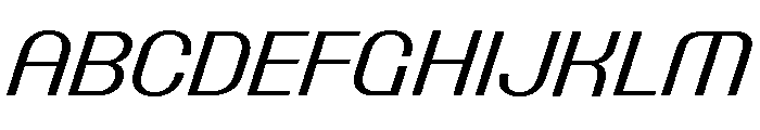 Talisman Italic 14 Font UPPERCASE