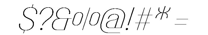 Talisman Italic 29 Font OTHER CHARS