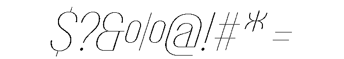 Talisman Italic 46 Font OTHER CHARS