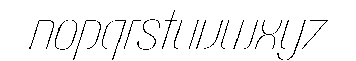 Talisman Italic 46 Font LOWERCASE