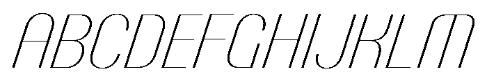 Talisman Italic 47 Font UPPERCASE