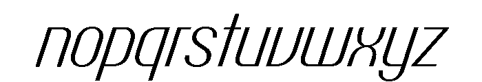 Talisman Italic 49 Font LOWERCASE