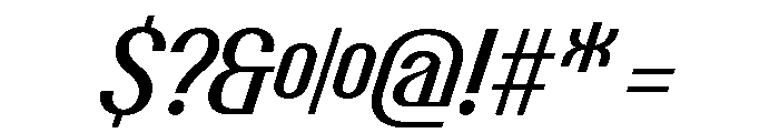Talisman Italic 51 Font OTHER CHARS