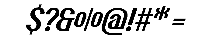 Talisman Italic 52 Font OTHER CHARS