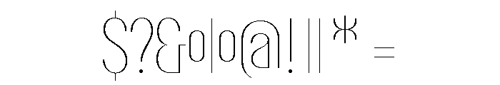 Talisman Italic 55 Font OTHER CHARS