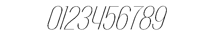 Talisman Italic 64 Font OTHER CHARS