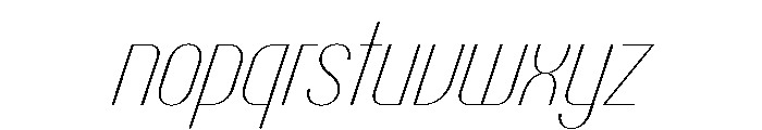 Talisman Italic 64 Font LOWERCASE