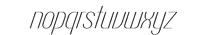Talisman Italic 65 Font LOWERCASE