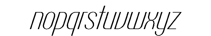 Talisman Italic 66 Font LOWERCASE