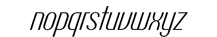 Talisman Italic 67 Font LOWERCASE