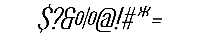 Talisman Italic 68 Font OTHER CHARS