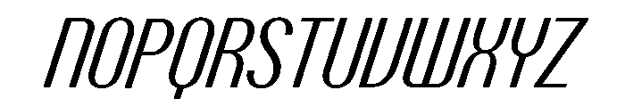 Talisman Italic 68 Font UPPERCASE