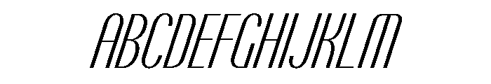 Talisman Italic 85 Font UPPERCASE