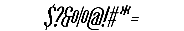 Talisman Italic 87 Font OTHER CHARS