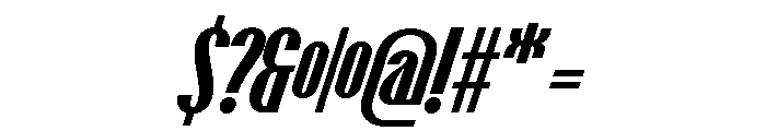 Talisman Italic 89 Font OTHER CHARS