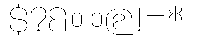 Talisman Italic Font OTHER CHARS