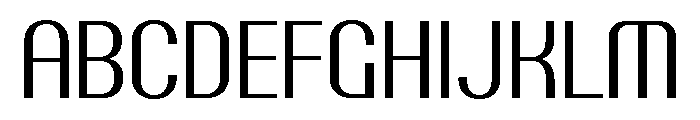 Talisman Narrow Regular Font UPPERCASE