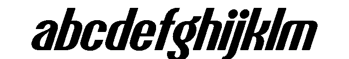 Talisman Narrow Variable Bold Italic 2 FONT