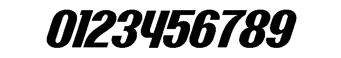 Talisman Narrow Variable Extrabold Italic 2 Font OTHER CHARS