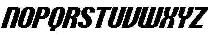 Talisman Narrow Variable Extrabold Italic 2 Font UPPERCASE