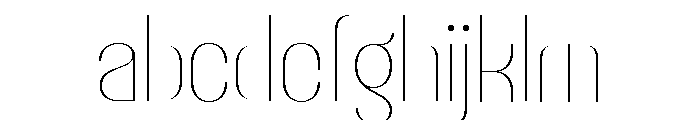 Talisman Narrow Variable Hairline Italic FONT