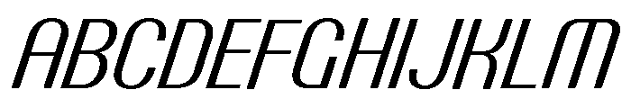 Talisman Narrow Variable Italic 2 Font UPPERCASE