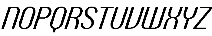 Talisman Narrow Variable Italic 2 Font UPPERCASE