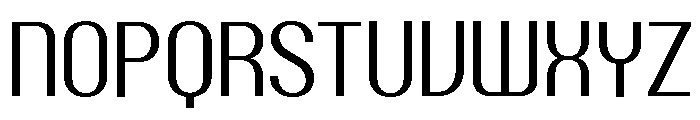 Talisman Narrow Variable Italic Font UPPERCASE