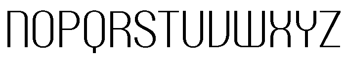 Talisman Narrow Variable Light Italic Font UPPERCASE