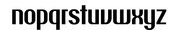 Talisman Narrow Variable Semibold Italic Font LOWERCASE