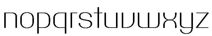 Talisman Normal Variable Extralight Italic Font LOWERCASE
