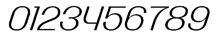 Talisman Normal Variable Light Italic 2 Font OTHER CHARS