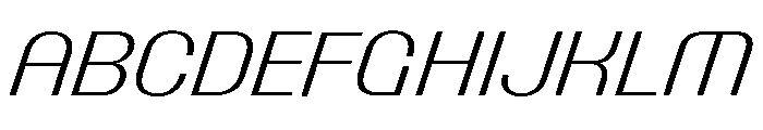 Talisman Normal Variable Light Italic 2 Font UPPERCASE