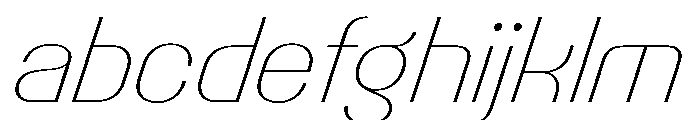 Talisman Normal Variable Thin Italic 2 FONT