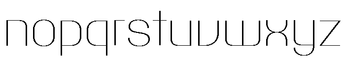 Talisman Normal Variable Thin Italic Font LOWERCASE