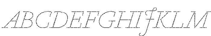 Tanja Italic Font UPPERCASE