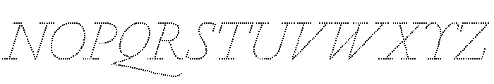Tanja Italic Font UPPERCASE