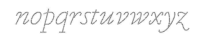 Tanja Italic Font LOWERCASE