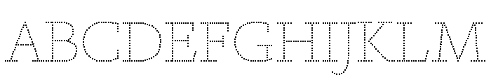 Tanja Roman Font UPPERCASE
