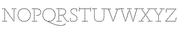 Tanja Roman Font UPPERCASE