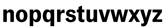 TaurusGrotesk Bold Font LOWERCASE