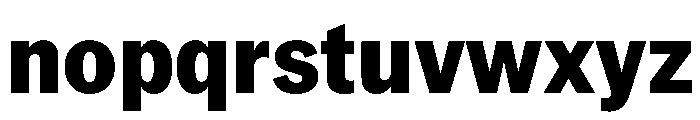 TaurusGrotesk Heavy Font LOWERCASE