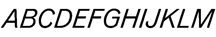 TaurusGrotesk Italic Font UPPERCASE