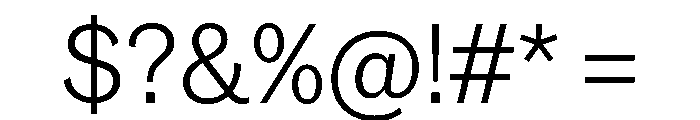 TaurusGrotesk Light Font OTHER CHARS