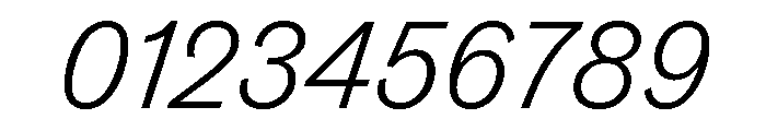 TaurusGrotesk LightItalic Font OTHER CHARS
