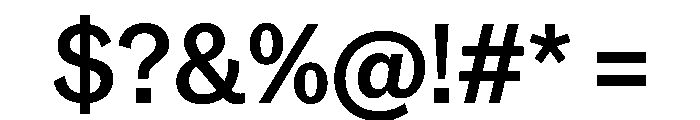 TaurusGrotesk Medium Font OTHER CHARS