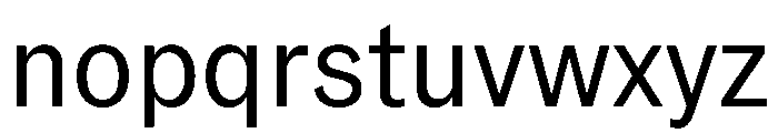 TaurusGrotesk Regular Font LOWERCASE