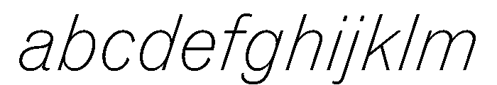 TaurusGrotesk ThinItalic FONT